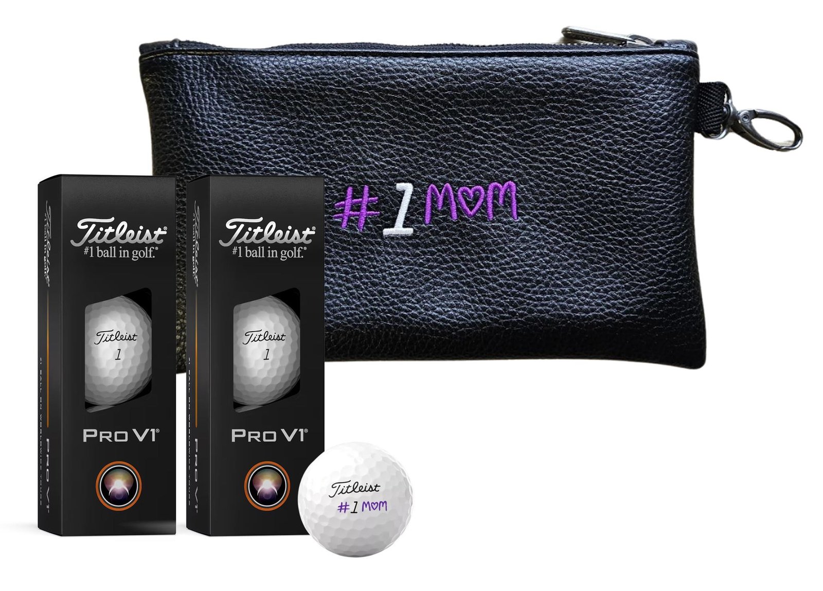 Titleist Pro V1 Mother's Day piłki golfowe, 6szt. + saszetka