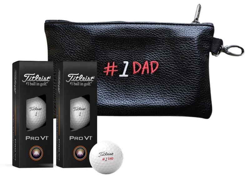 Titleist Pro V1 Fathers's Day piłki golfowe, 6szt. + saszetka