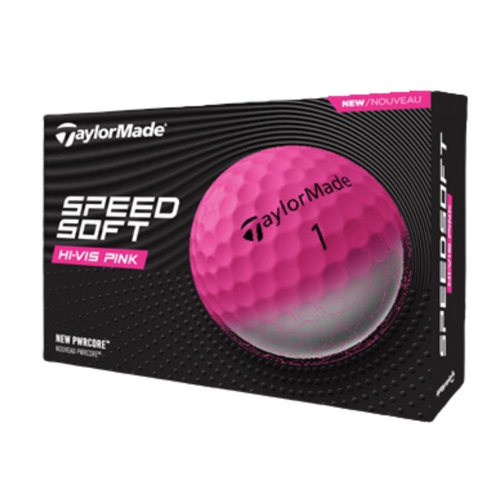 TaylorMade SpeedSoft piłki golfowe, różowe
