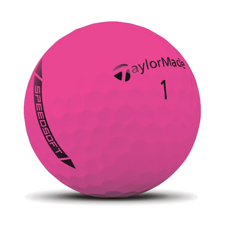 TaylorMade SpeedSoft piłki golfowe, różowe