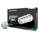 TaylorMade SpeedSoft Ink piłki golfowe, multi-pack