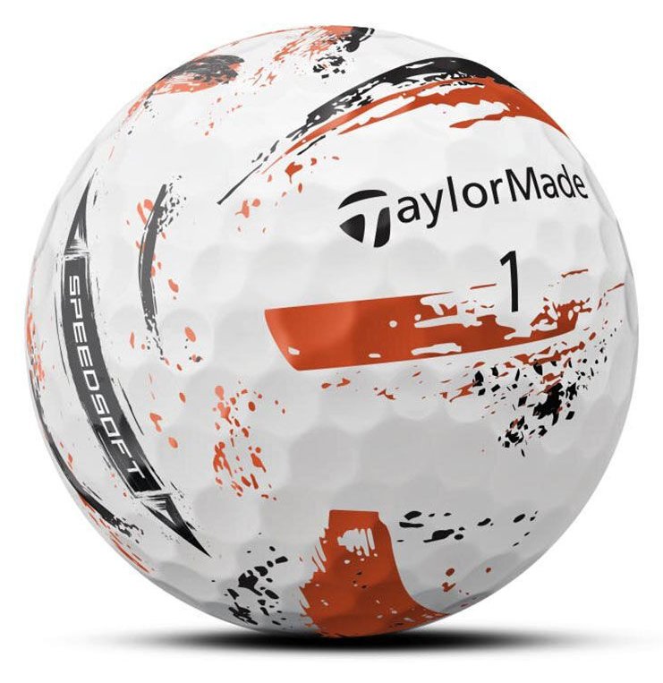 TaylorMade SpeedSoft Ink piłki golfowe, multi-pack