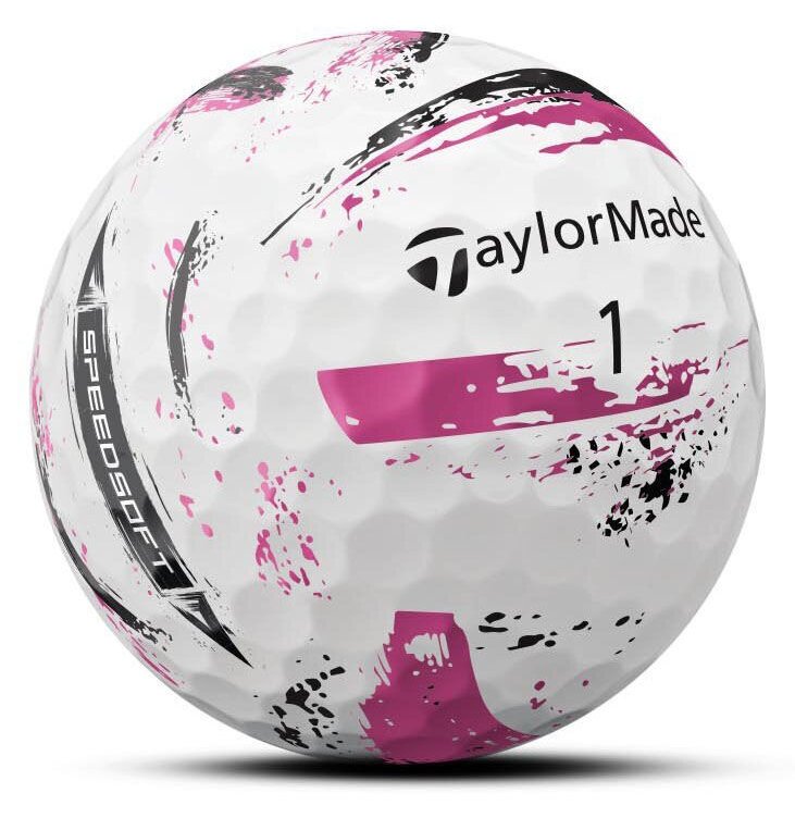 TaylorMade SpeedSoft Ink piłki golfowe, multi-pack