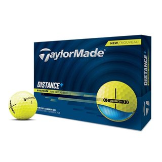 TaylorMade Distance+ piłki golfowe, żółte