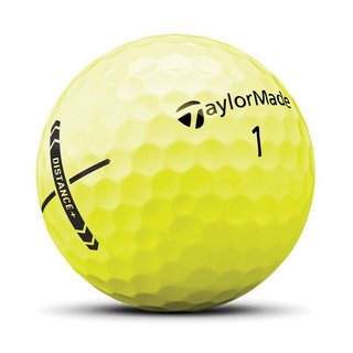 TaylorMade Distance+ piłki golfowe, żółte