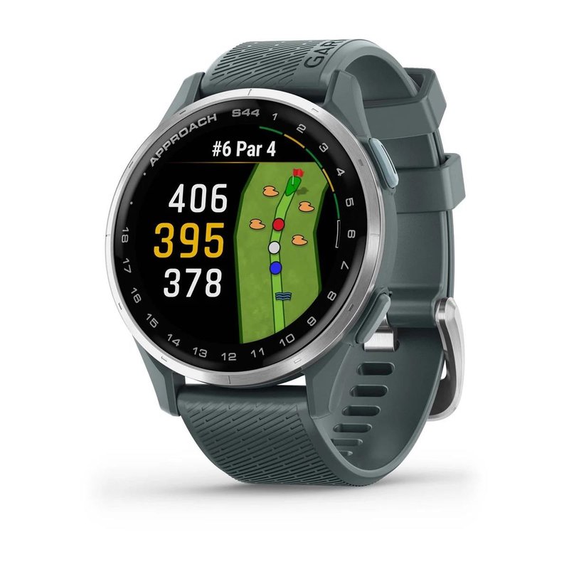 Garmin Approach S44 GPS zegarek, twilight/silver aluminium