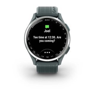 Garmin Approach S44 GPS zegarek, twilight/silver aluminium