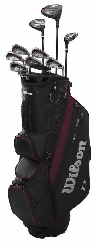 Wilson Deep Red Tour męski zestaw golfowy, stal