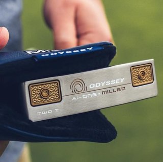 Odyssey Ai-ONE Silver Milled Two T CH putter