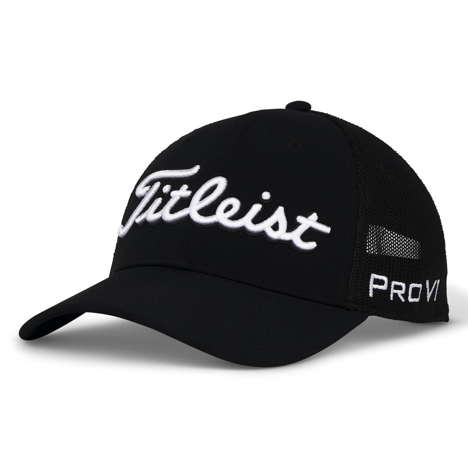 Titleist Tour Performance Mesh męska czapka z daszkiem, czarna