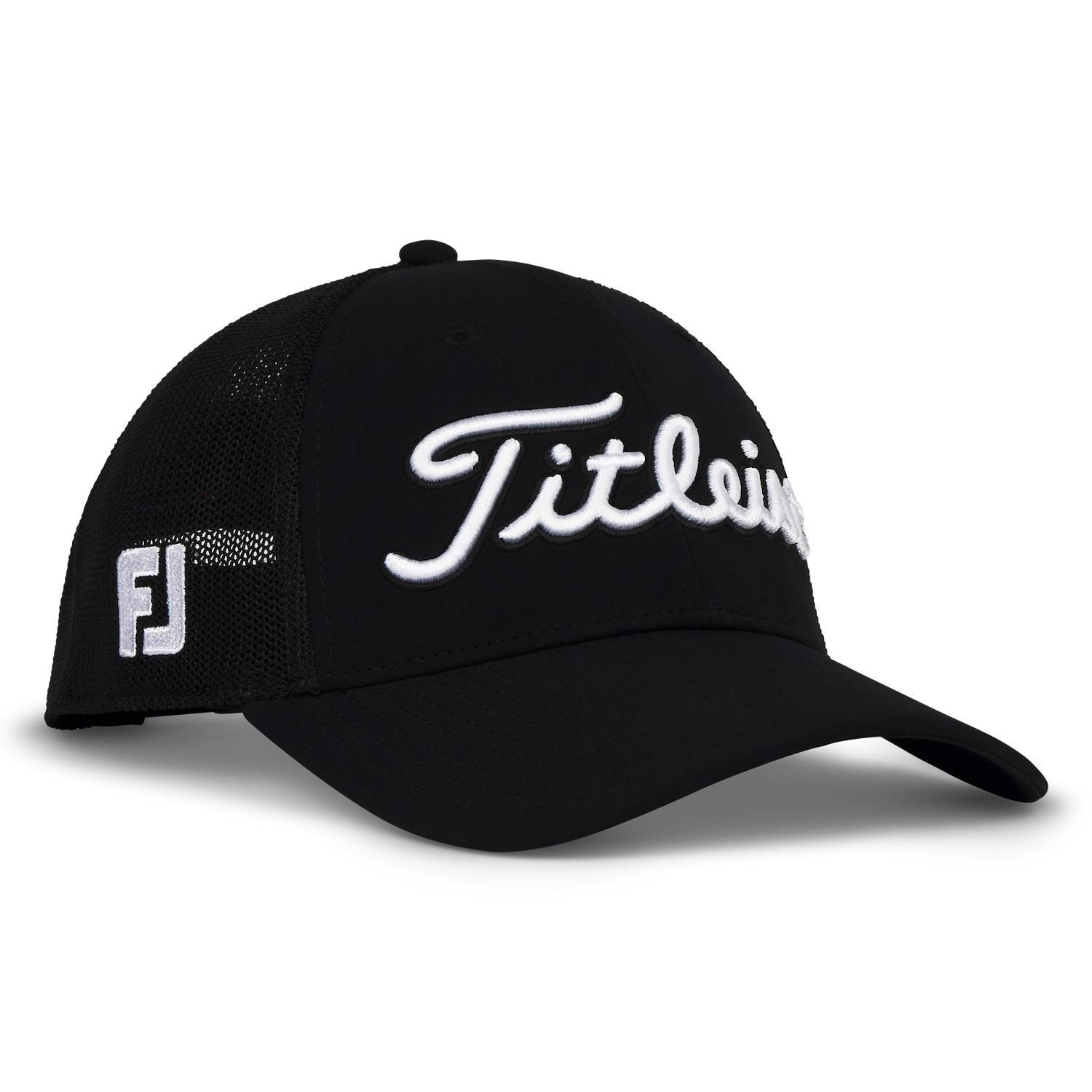 Titleist Tour Performance Mesh męska czapka z daszkiem, czarna