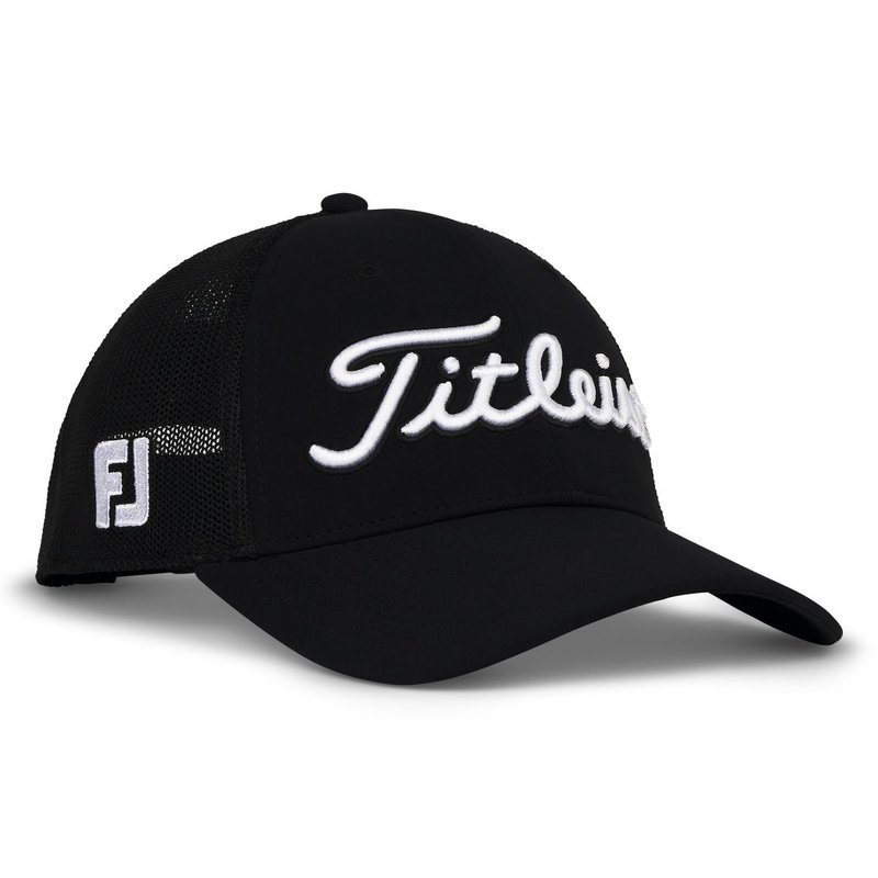 Titleist Tour Performance Mesh męska czapka z daszkiem, czarna