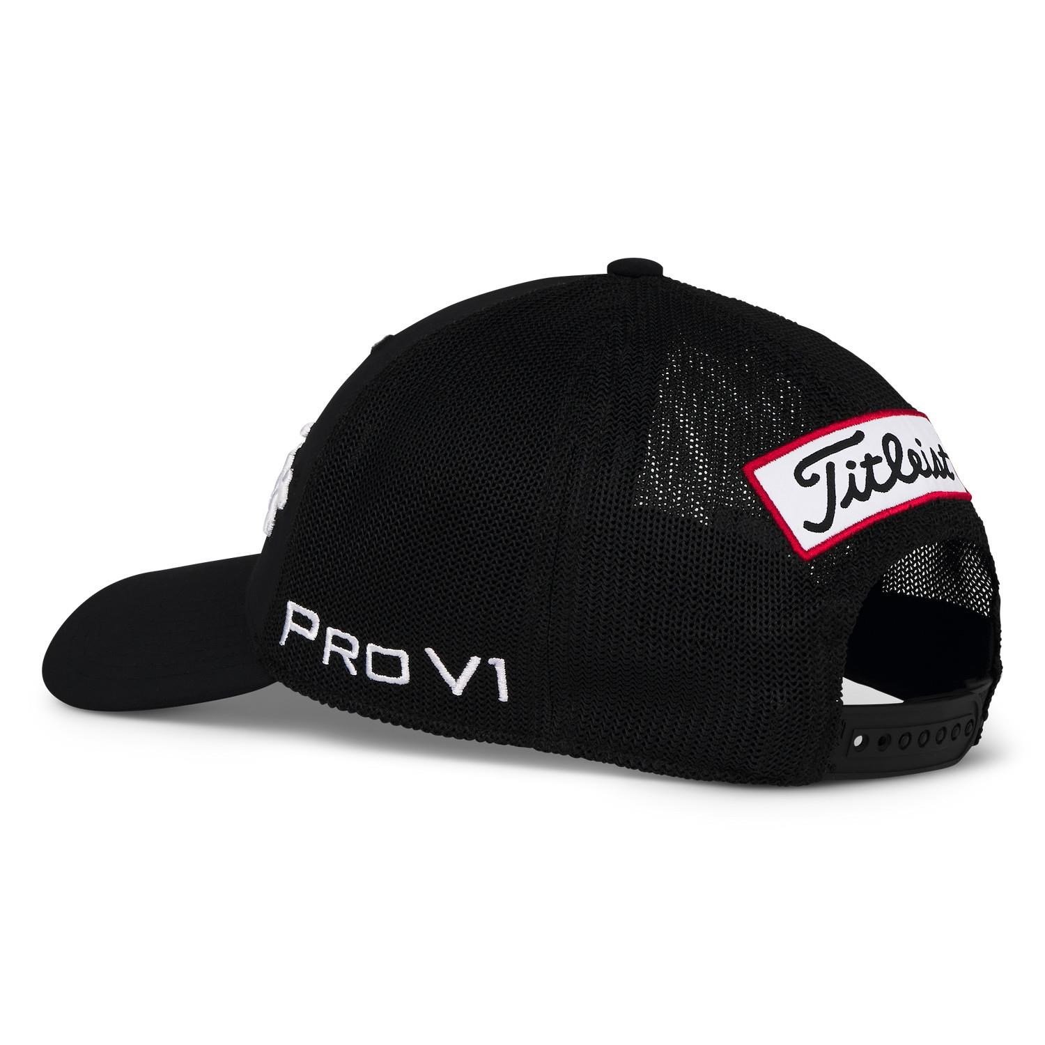 Titleist Tour Performance Mesh męska czapka z daszkiem, czarna