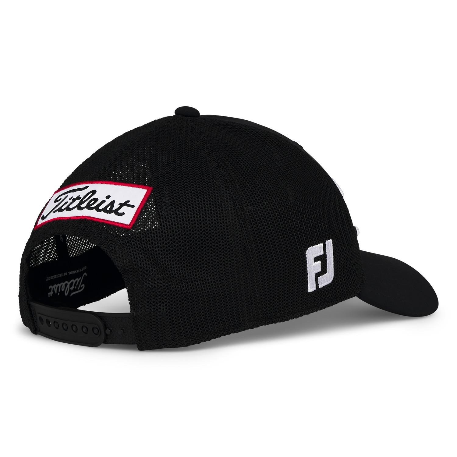 Titleist Tour Performance Mesh męska czapka z daszkiem, czarna