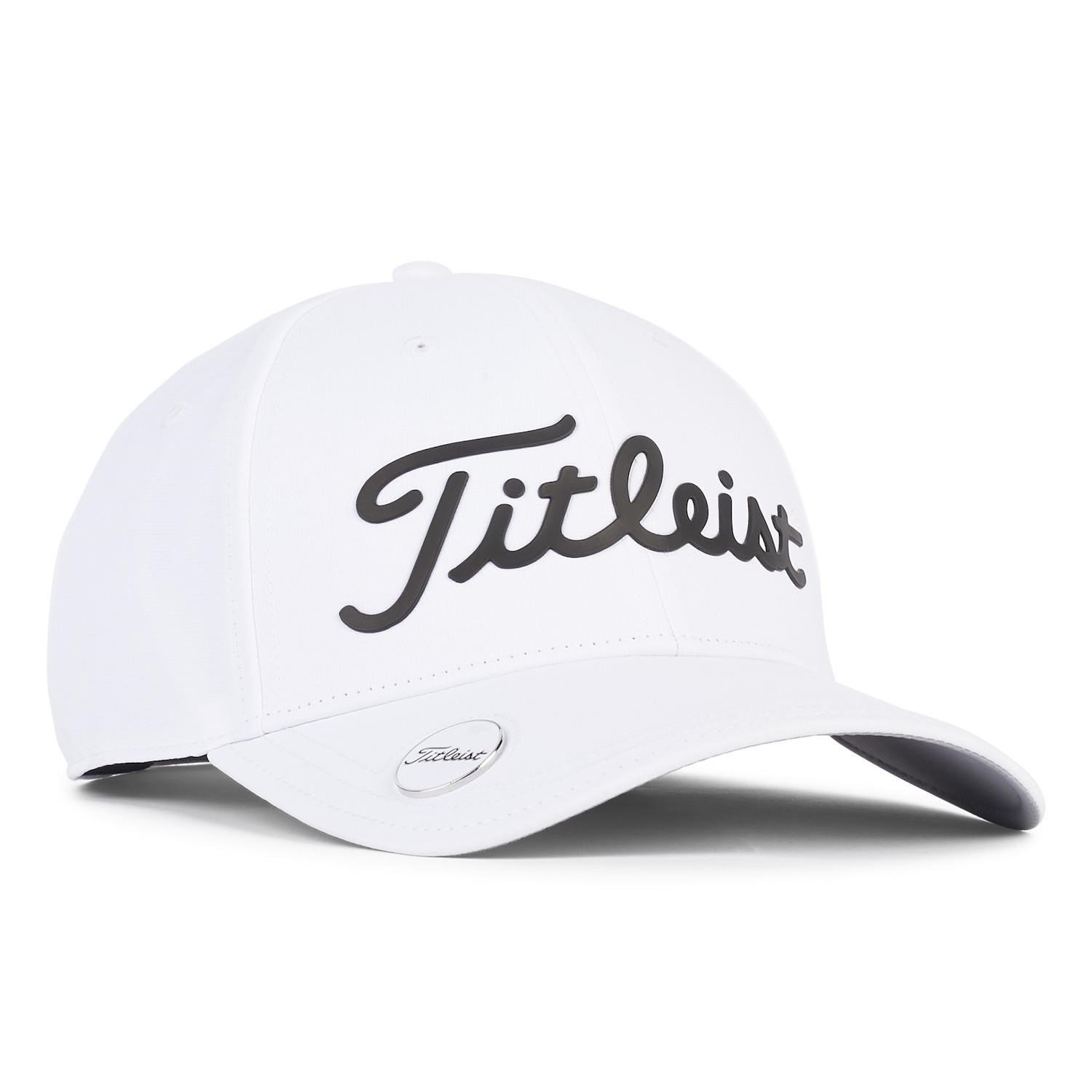 Titleist Players Performance Ball Marker męska czapka z daszkiem, biała