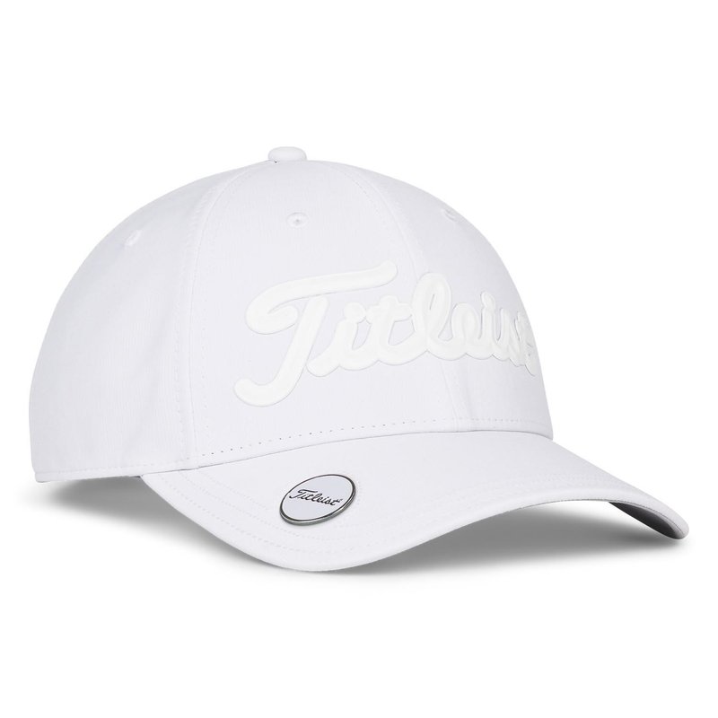 Titleist Players Ball Marker czapka z daszkiem, biała