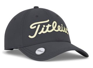 Titleist Tour Performance Ball Marker damska czapka z daszkiem, charcoal/lemon
