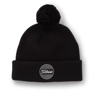 Titleist Boardwalk Pom Pom zimowa czapka, czarna