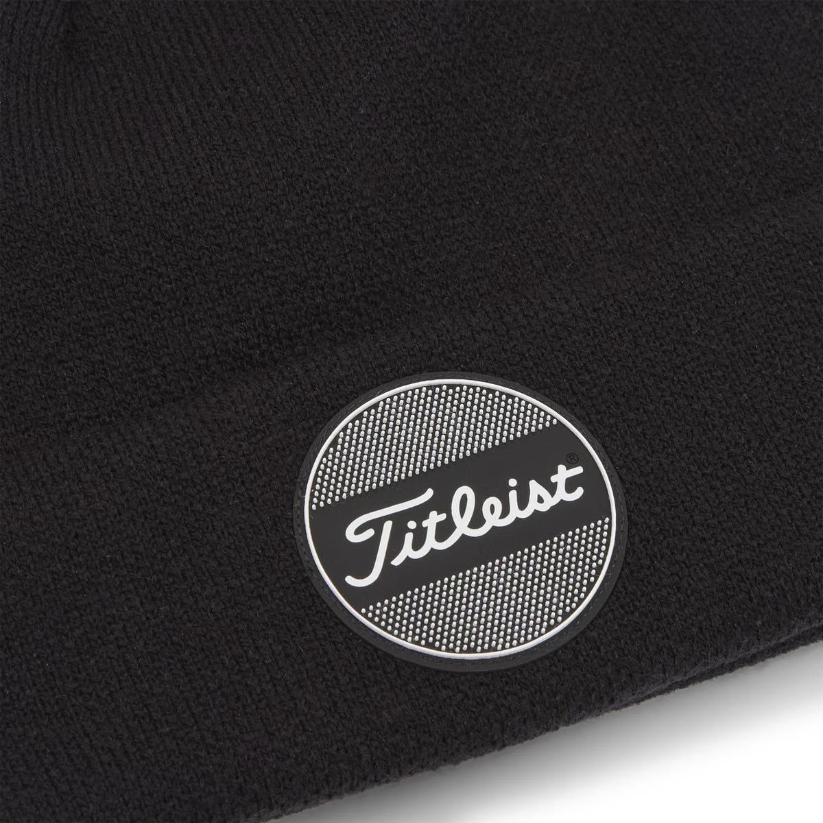 Titleist Boardwalk Pom Pom zimowa czapka, czarna