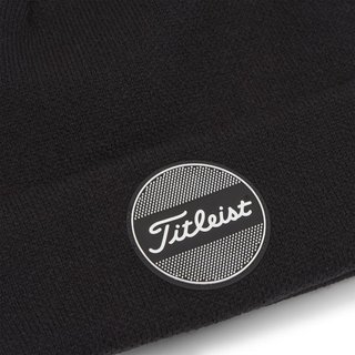 Titleist Boardwalk Pom Pom zimowa czapka, czarna