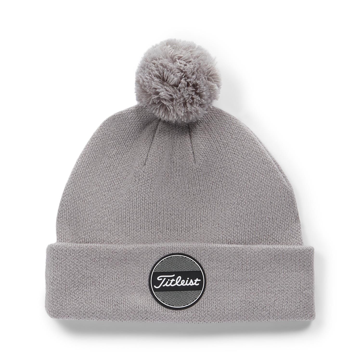 Titleist Boardwalk Pom Pom męska zimowa czapka, szara