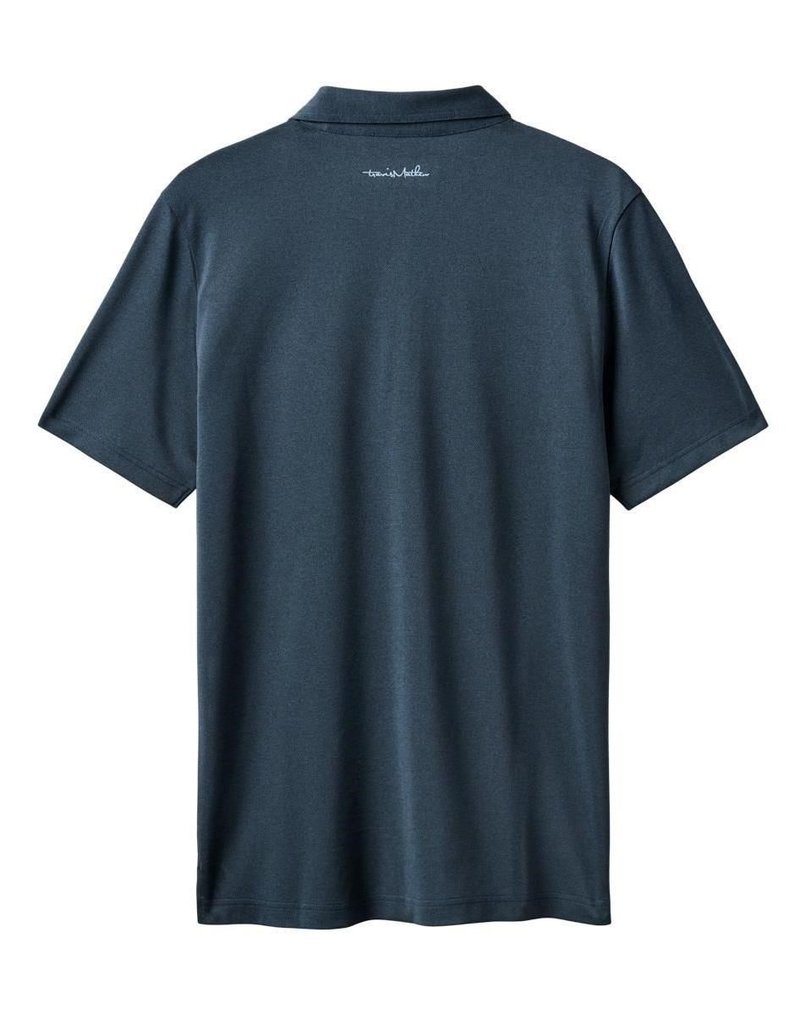 Travis Mathew Good Good Acropolis męskie polo, mood indigo/vintage indigo