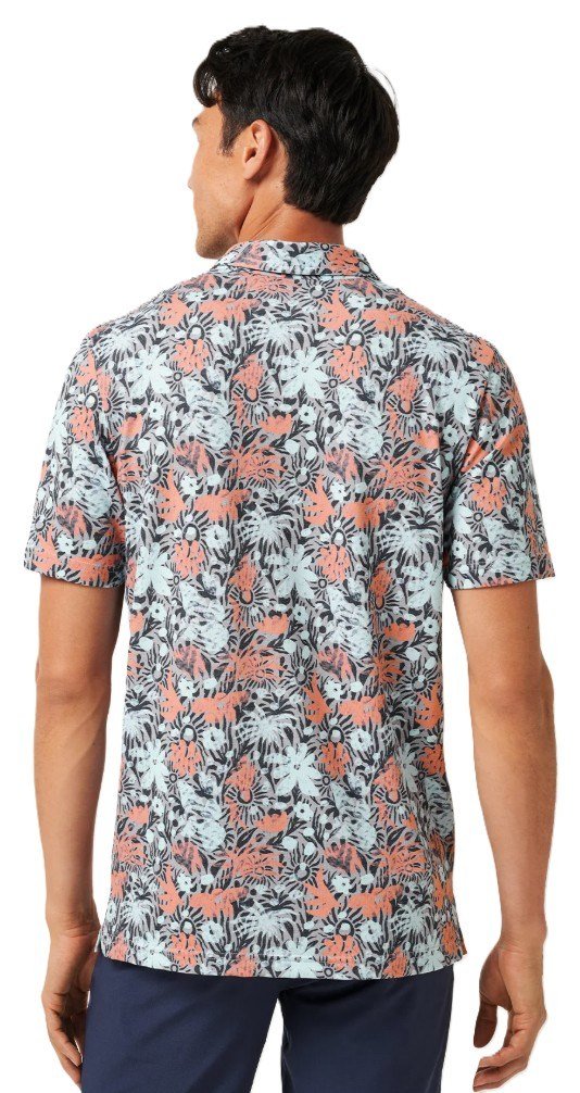 Travis Mathew Featherweight sand męskie polo, heather medium grey