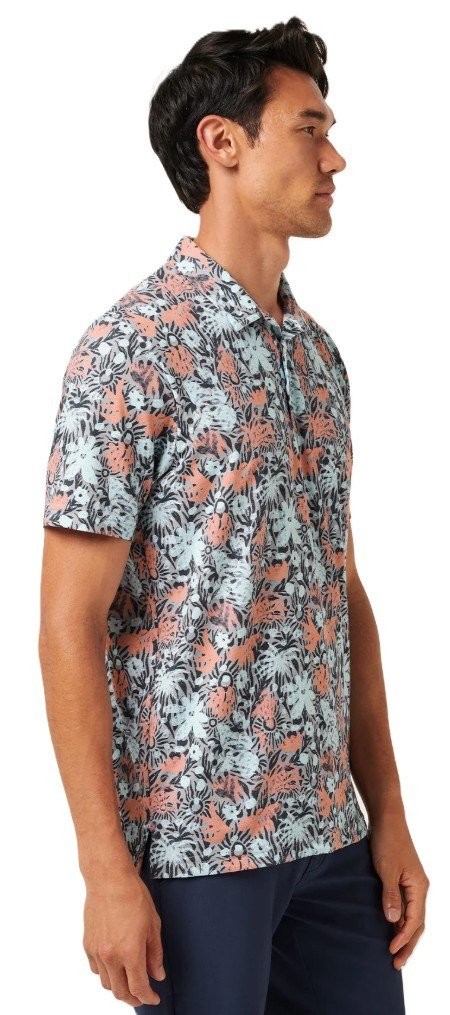 Travis Mathew Featherweight sand męskie polo, heather medium grey