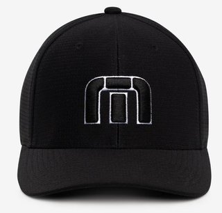 Travis Mathew B-Bahamas Fitted męska czapka z daszkiem, czarna