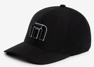 Travis Mathew B-Bahamas Fitted męska czapka z daszkiem, czarna