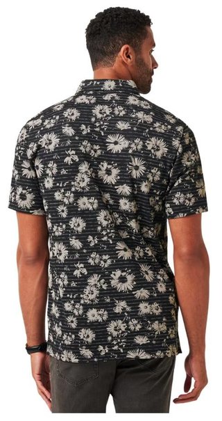 Travis Mathew Shaved Grove męskie polo, czarne