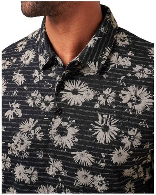 Travis Mathew Shaved Grove męskie polo, czarne