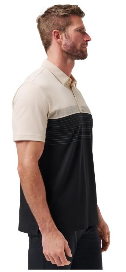 Travis Mathew Hang Glide męskie polo, italian sand