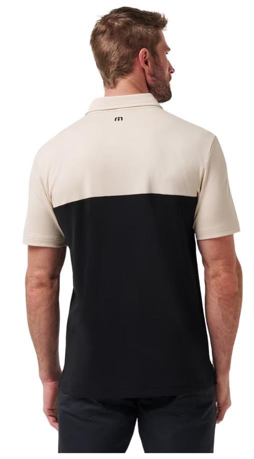 Travis Mathew Hang Glide męskie polo, italian sand