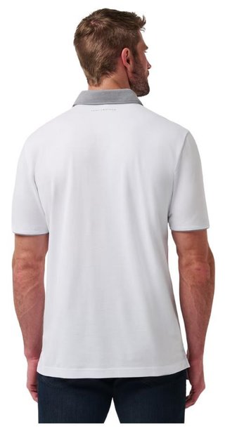 Travis Mathew Reservation Number męskie polo, białe