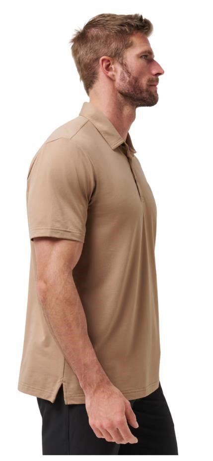 Travis Mathew Featherweight męskie polo, portabella