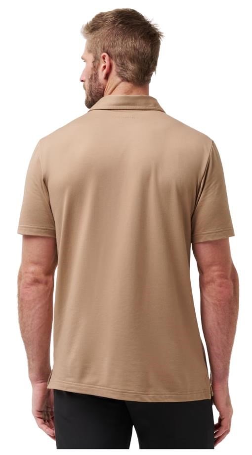Travis Mathew Featherweight męskie polo, portabella