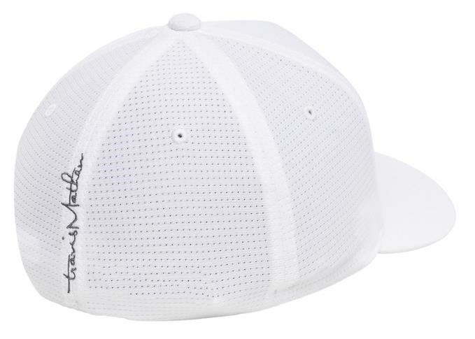Travis Mathew B-Bahamas Fitted męska czapka z daszkiem, biała