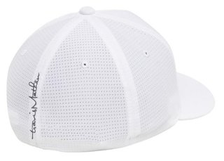 Travis Mathew B-Bahamas Fitted męska czapka z daszkiem, biała