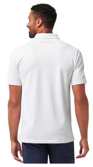 Travis Mathew Good Good Flourish męskie polo, białe