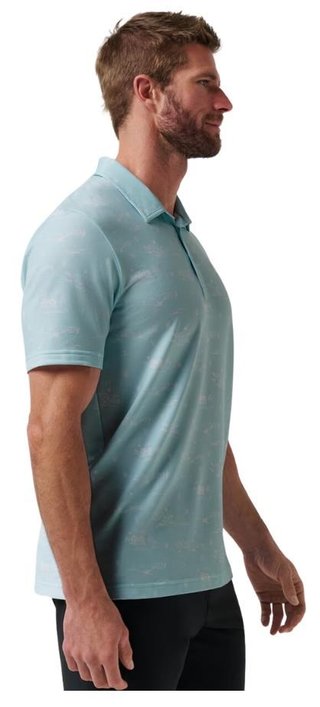 Travis Mathew Featherweight City męskie polo, cory blue