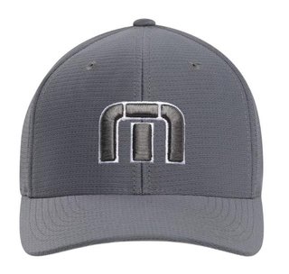 Travis Mathew B-Bahamas Fitted męska czapka z daszkiem, szara