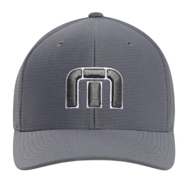 Travis Mathew B-Bahamas Fitted męska czapka z daszkiem, szara
