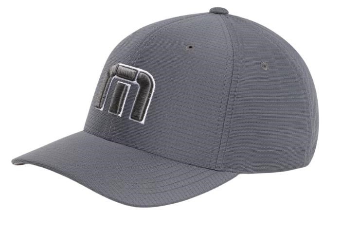 Travis Mathew B-Bahamas Fitted męska czapka z daszkiem, szara