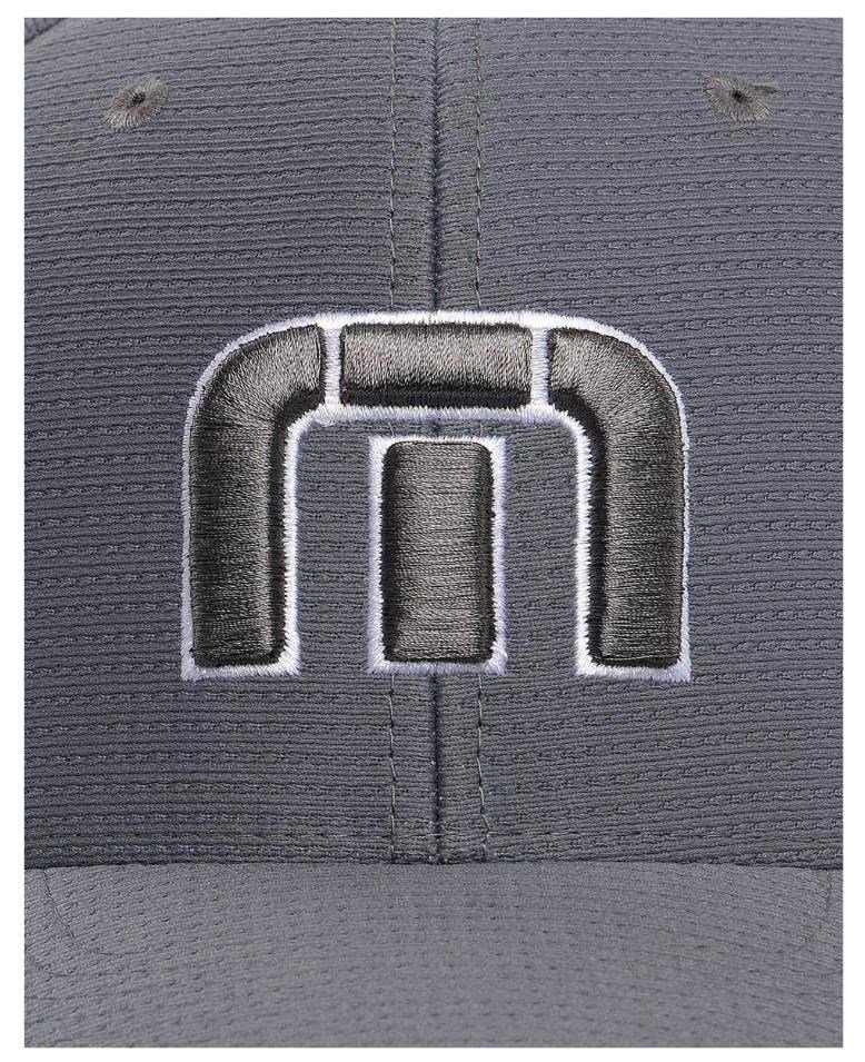 Travis Mathew B-Bahamas Fitted męska czapka z daszkiem, szara