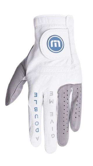 Travis Mathew Double Me 2.0 męska rękawiczka golfowa, biała