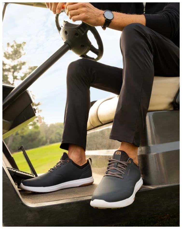 Travis Mathew The Daily Pro Plus Golf męskie buty golfowe, ebony/almond