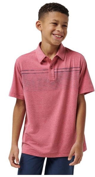 Travis Mathew FINAL CALL juniorskie polo, różowe