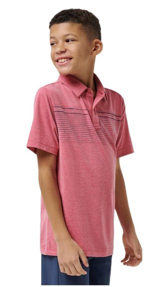 Travis Mathew FINAL CALL juniorskie polo, różowe