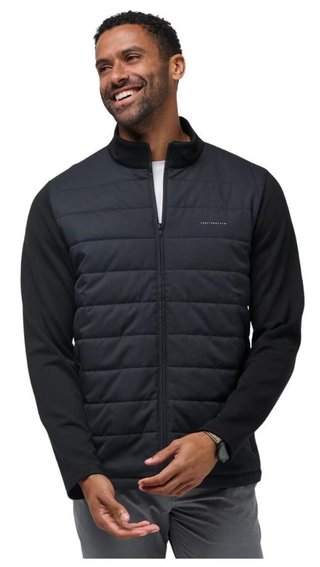 Travis Mathew Point of Sail Full Zip męska kurtka, czarna